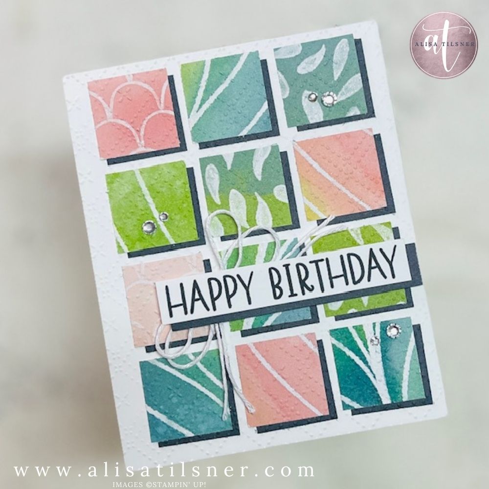 stampin up painted illusions dsp
