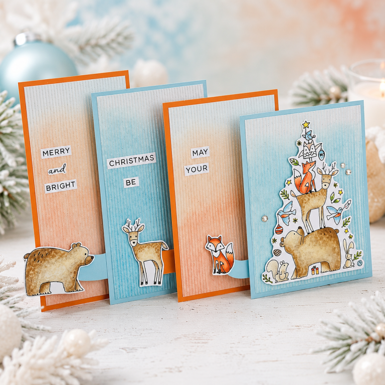 Tiered Wiper Card Tutorial with Woodland Wishes